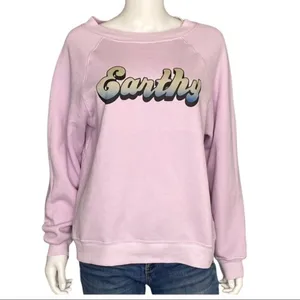 Wildfox Womens Earthy Pink Graphic Sweatshirt Sommer Sweater Small Y2K Retro New thumbnail 2
