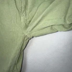 PacSun 90s Boyfriend Corduroy Pants Womens 24 Sage Green High Waisted Raw Hem thumbnail 4