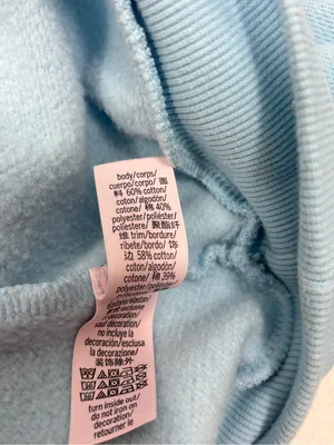 Victoria's Secret Cropped Light Blue Half-Zip Pullover Sweatshirt Size XS thumbnail 12