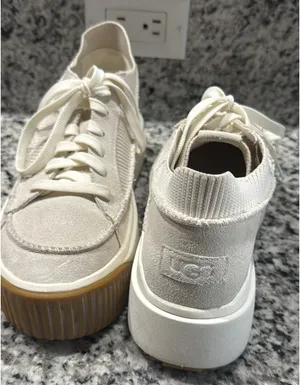 UGG EZ Duzzit Lace Sneakers Off-White thumbnail 3