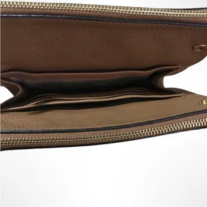 Michael Kors Brown Leather Messenger Bag thumbnail 5