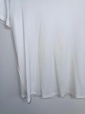 Maurices 24/7 Jordan Ribbed Scoop Neck Tee Solid White NWT thumbnail 6