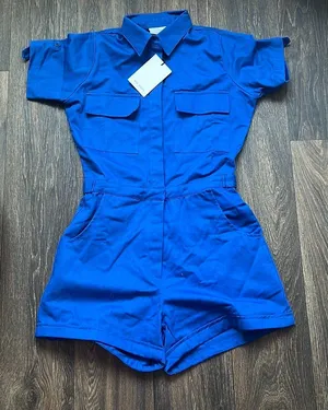 Rue Stiic Eisie Romper in Blue thumbnail 1