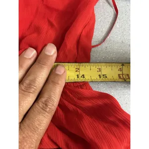 Flying Tomato Strappy Ruffle Maxi Dress Red Size Medium Cocktail Formal Sundress thumbnail 7