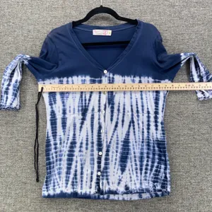Organic Beach Button Top‎ Blue Medium thumbnail 10