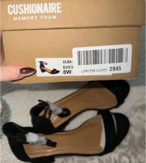 Cushionaire NEW Heels Black thumbnail 5