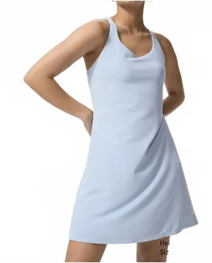 Uniqlo AIRism Soft Mini Bra Dress Blue NWT XL thumbnail 1