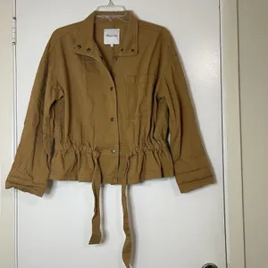 Madewell Southlake Military Jacket Honey brown size small thumbnail 2