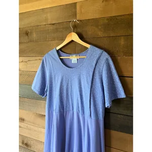 American-vintage Women's Blue and Purple Dress thumbnail 6