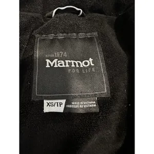 EUC Marmot Sz:XS Navy 700 Down fill Hooded Mid Length Parka Winter Coat Jacket thumbnail 5