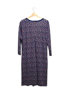 Lauren Ralph Lauren Midi Dress Blue Size 2X Preppy Party Career Vacation Plus thumbnail 12