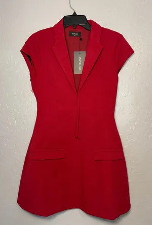 Outcast Tutu Mini Dress Red, M Red Size M thumbnail 1