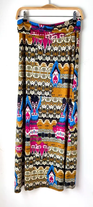 Print Maxi Skirt, Large Multiple thumbnail 2