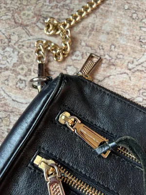 Rebecca Minkoff Black Zipper Crossbody thumbnail 3