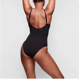 Skims (B11) Scultping Bodysuit With Snaps In Onyx Black NWOT L thumbnail 2