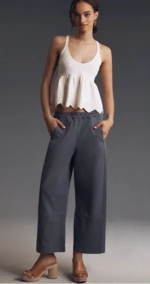 Anthropologie Pilcro The Izzie Relaxed Pull-on Barrel Pants. Size XL. MSRP $118 thumbnail 1