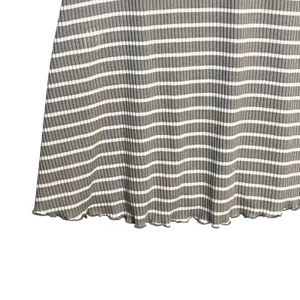 Abercrombie & Fitch Dress Womens XS Gray Striped Ribbed Knit Swing Sundress thumbnail 9