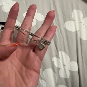 Swarovski Silver Bracelet with Padlock Charm thumbnail 4