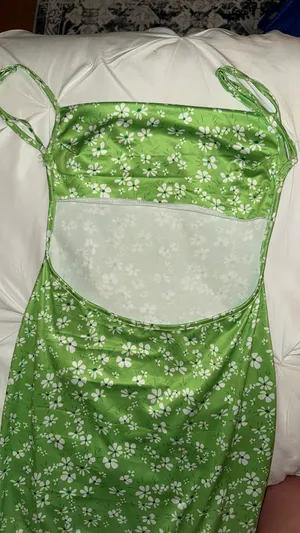 Green Amazon Bodycon Dress thumbnail 2
