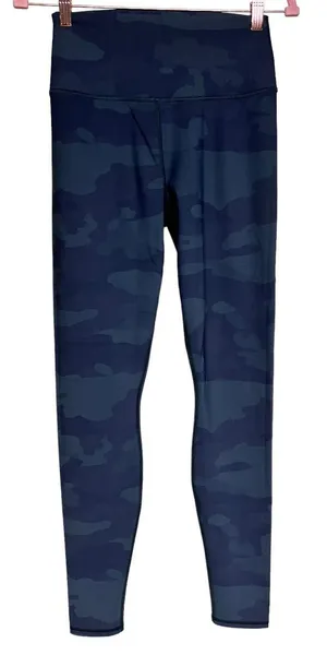 Alo High Waist Vapor Leggings Hunter Green Camo Women’s‎ Size Medium thumbnail 1