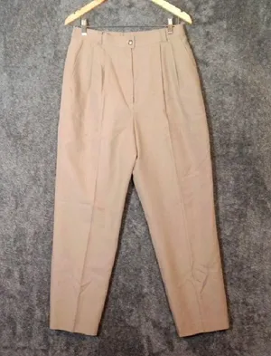 Pendleton Sophisticates Vintage Lined Button High Rise Office Womens  Pants 14 thumbnail 1