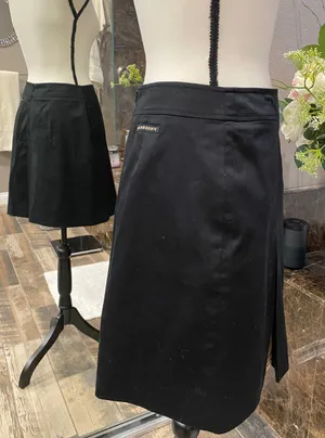 Burberry Golf Skirt Black Plaid thumbnail 3
