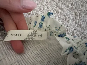 Altar'd State Dress Blue Floral thumbnail 3