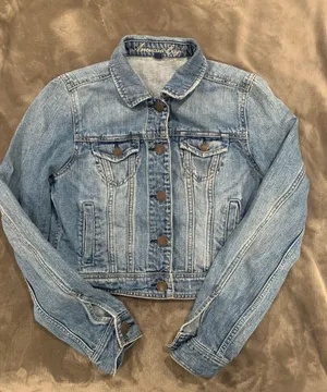 American Eagle Short Denim Jacket Size M thumbnail 1