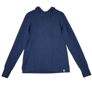 Lauren James Hoodie Womens Sz M Heathered Blue‎ Soft Thumb Holes thumbnail 2