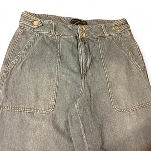 Sanctuary Denim Women's Stretchy Wideleg Baggy Blue Jeans in size 27 thumbnail 3