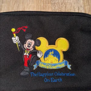 Disney belt bag Walt Disney world bum bag travel embroidered Mickey Mouse thumbnail 2