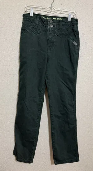 90s vintage jeans v waist bareback cowgirl rodeo jeans western thumbnail 1