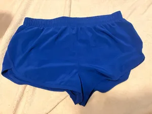 All in Motion Blue Workout Shorts thumbnail 1