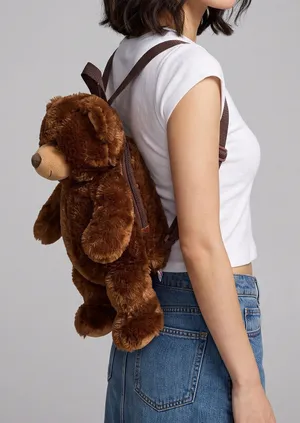 Unipack Teddy Bear Back pack Dopamine maximalism club kid 90s whimsical thumbnail 1