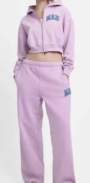 Madhappy x Gap Set Cropped Hoodie and Straight Sweatpants Size S Wisteria Purple thumbnail 1