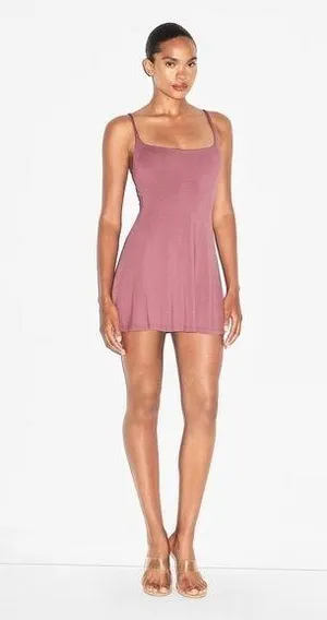 Skims smooth lounge skimpy strap mini dress thumbnail 1