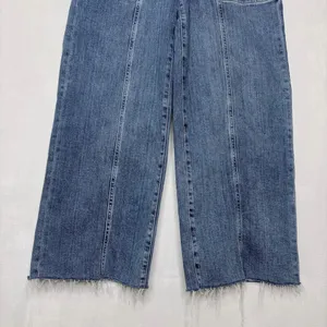 Frame Daphne Braided Wide Leg Crop Jeans thumbnail 6