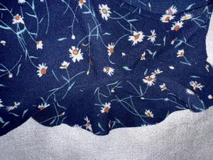 SheIn Navy with Daisy Print Maternity Sun Dress thumbnail 5