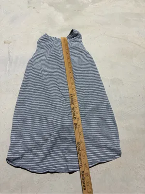 Lululemon Striped Gray & White knotted back tank top thumbnail 2