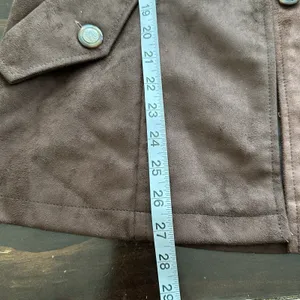 Armani Collezioni NWT Suede Jacket Sz M Suede chocolate brown leather thumbnail 10