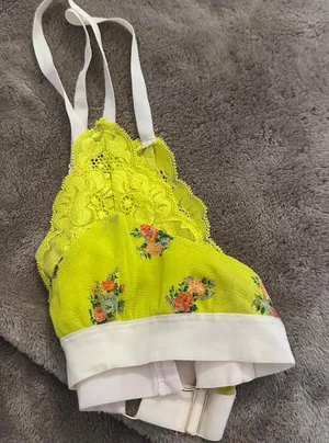 We are HAH (hot as hell) lace highlighter floral bralette thumbnail 1