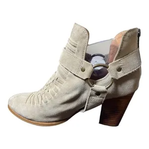 SEYCHELLES 'Impossible' Sand Suede
Leather Ankle Booties 9.5 thumbnail 7