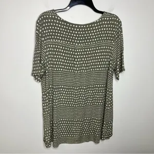 Chico’s green and‎ white top casual size 2 thumbnail 5