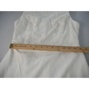 Lulu's White Lace Boat Neck Cutout Back Maxi Dress XS thumbnail 11