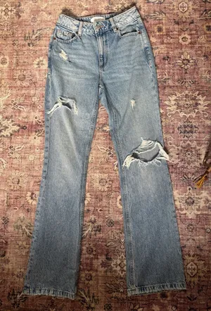 Dynamite Candice Jeans High Rise with Flare Bottoms thumbnail 1