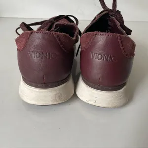 Vionic Taylor sneaker in burgundy leather suede 7.5 thumbnail 9