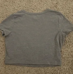 Grey Cropped T Shirt thumbnail 2