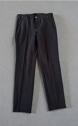 MAC Black Pleated Dress Ankle Pants Size Medium thumbnail 1