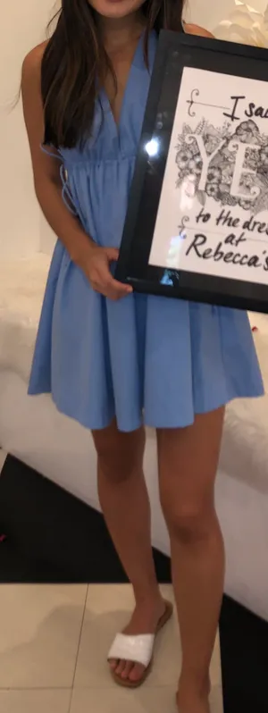 Abercrombie And Fitch Blue Dress thumbnail 3