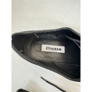 Dune Black Patent Leather Pointed Toe Oxford Loafers Womens 9 Preppy Shoes thumbnail 9